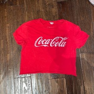 coca cola cropped tee